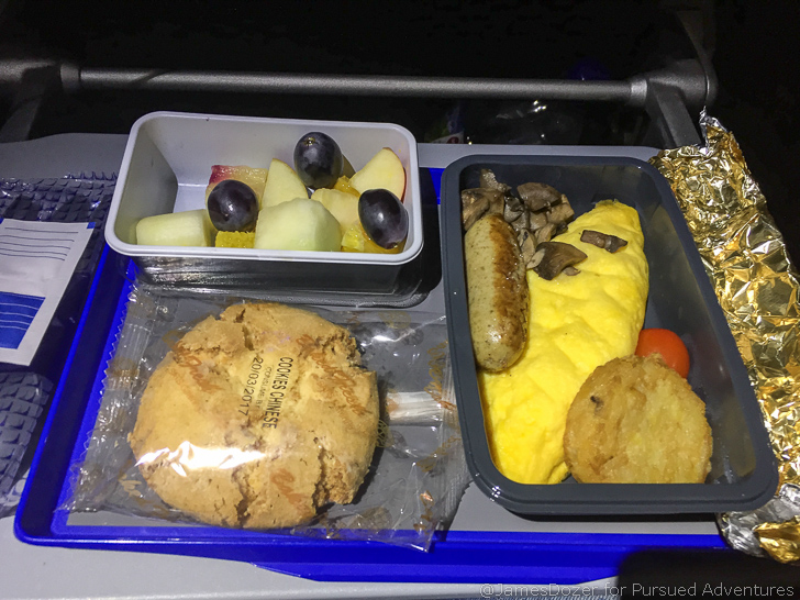 United 787 Эконом класс завтрак   United 787 Эконом класс завтрак